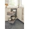 Rev-A-Shelf Steel, Orion Gray, 37.6 in W, 24.5 in H, 21.55 in D, 21.55 in L, Orion Gray 5372-18-FOG-L - alternate 6